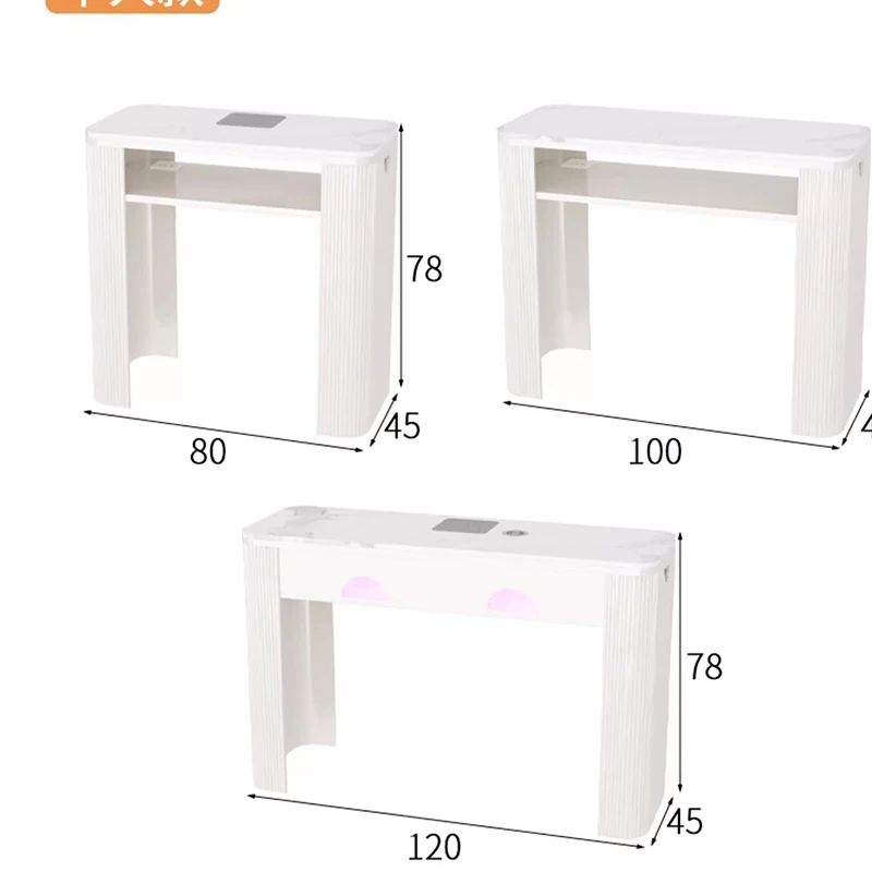 Tavolo per unghie dal design in stile crema Tavolo per manicure moderno salvaspazio Design unico Mesa Para Manicura Mobili per salone professionale