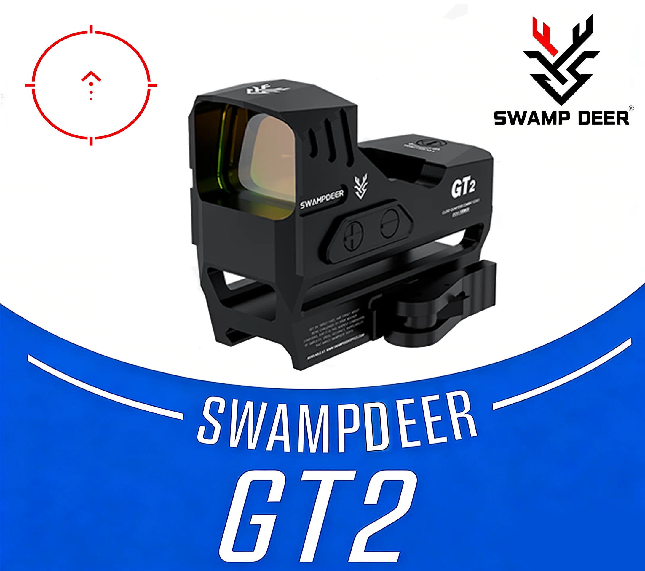 

SWAMPDEER GT2 For Close-in Work&General Shooting Compatible With R.M.R Footprint For Airsoft & 9mm Pistol