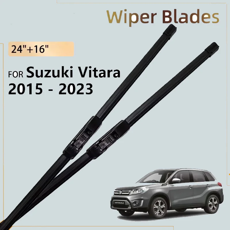 

for Suzuki Vitara LY MK4 Suzuki Escudo 2015-2023 2022 2020 2018 Car Front Wiper Blades Windshield Windscreen Window Brush Parts