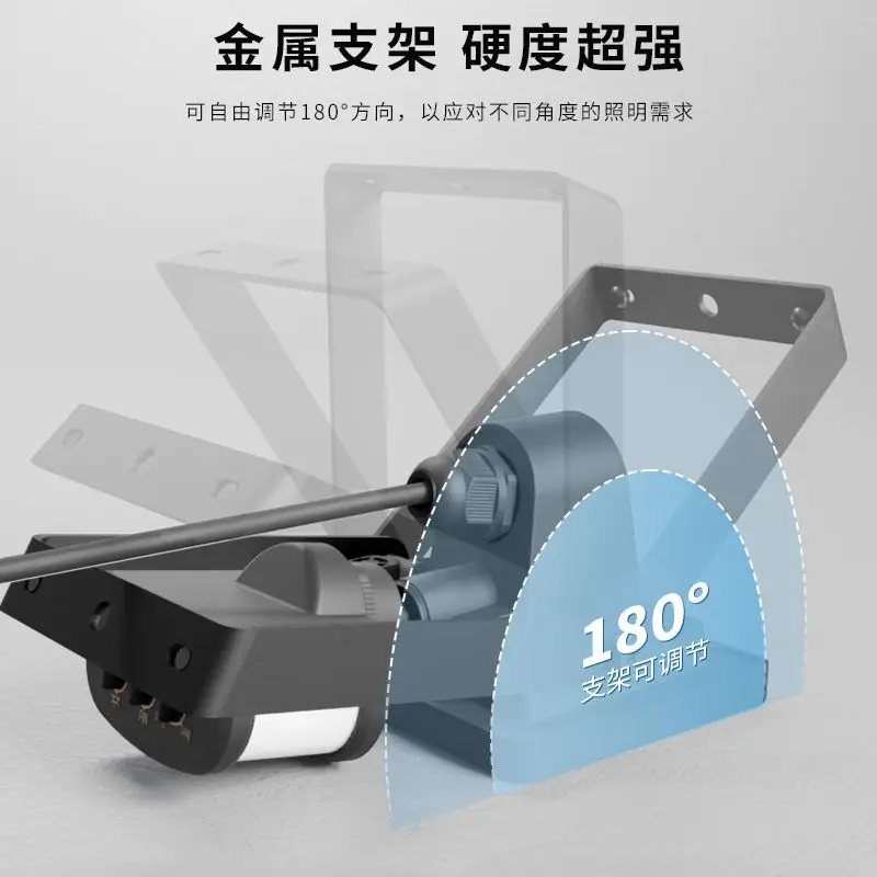 LED-Induktionsfluter, wasserdichtes Gartensensorlicht