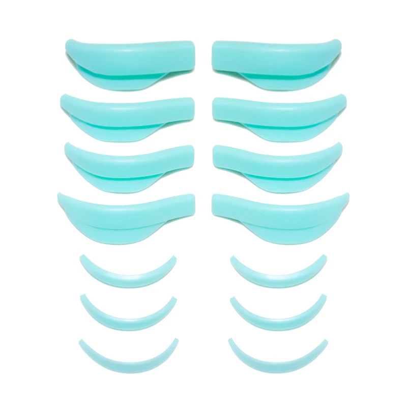 4/5/7 Pairs Silicone Eyelash Perm Pad Lifting Lashes Rods Shield Recycling 3D Eyelash Curler Accessories Applicator Makeup Tools