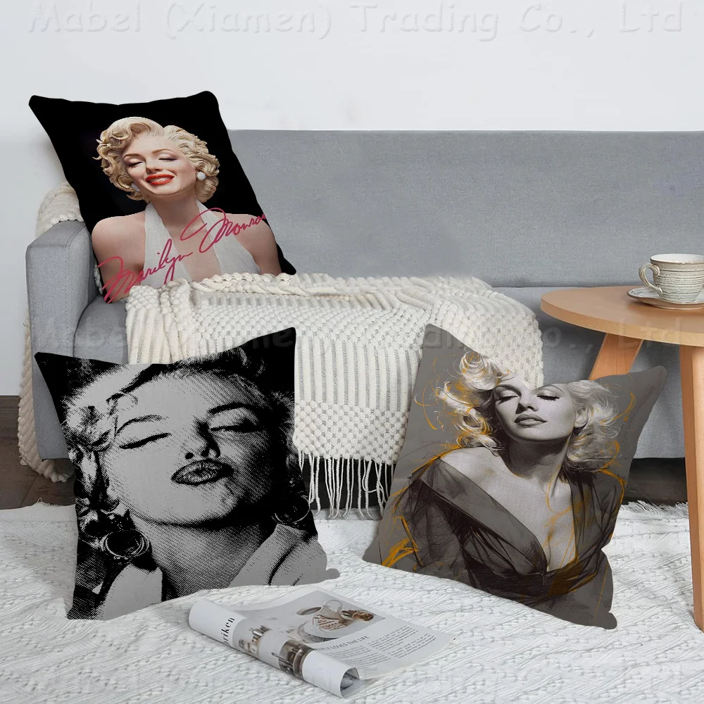 Marilyn Monroe Personalized Pillow Cover Kids Bedroom Wild Party Decor Pillowcase Kid Birthday Shower Gift