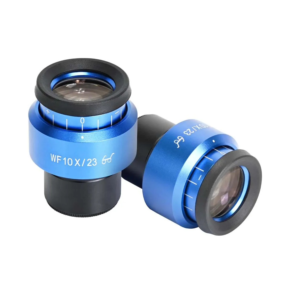 Body microscope WF10X high eye point diopter adjustable wide-angle eyepiece field of view 23MM interface 30MM