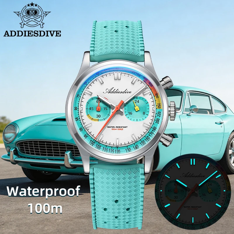 ADDIESDIVE Chronograaf Quartz - Guilloché Dial Watch recensie en prijs