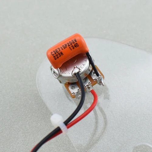 Imagen 2 del producto 1 Juego de arnés de cableado para guitarra eléctrica G.F HH /HSH (2x macetas de 500K + interruptor de 3 vías/5 vías + conector)