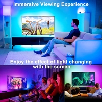 For PC/PS4 XBOX 24-85-inch Screen Ambilight Fancy TV Backlight Leds Kit for 4K HDMI 2.0 Devices WS2811 RGB Strip Sync Box