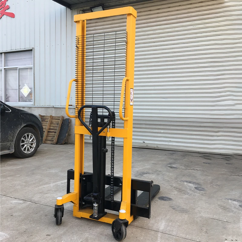 Top Manual Forklift Truck For Sale 1ton 1.5ton 2ton 3ton 1.6m 2m 3m Lift Stacking Machine Hand Forklift Stacker