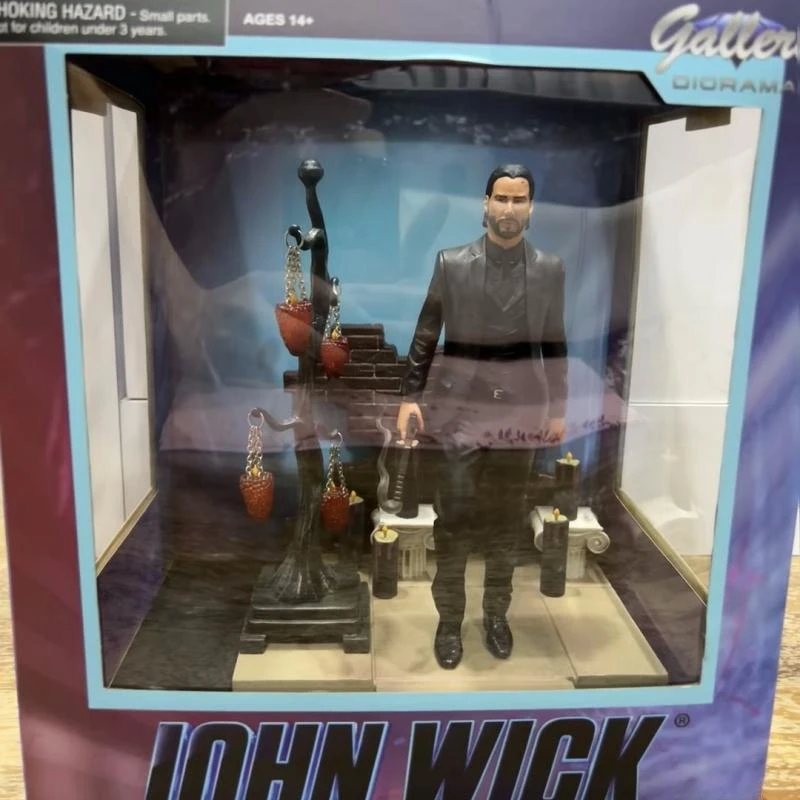 23cm John Wick Art Museum Collection: Hapter2 Handmade Ornament Exquisite Model Birthday Christmas Gift Static