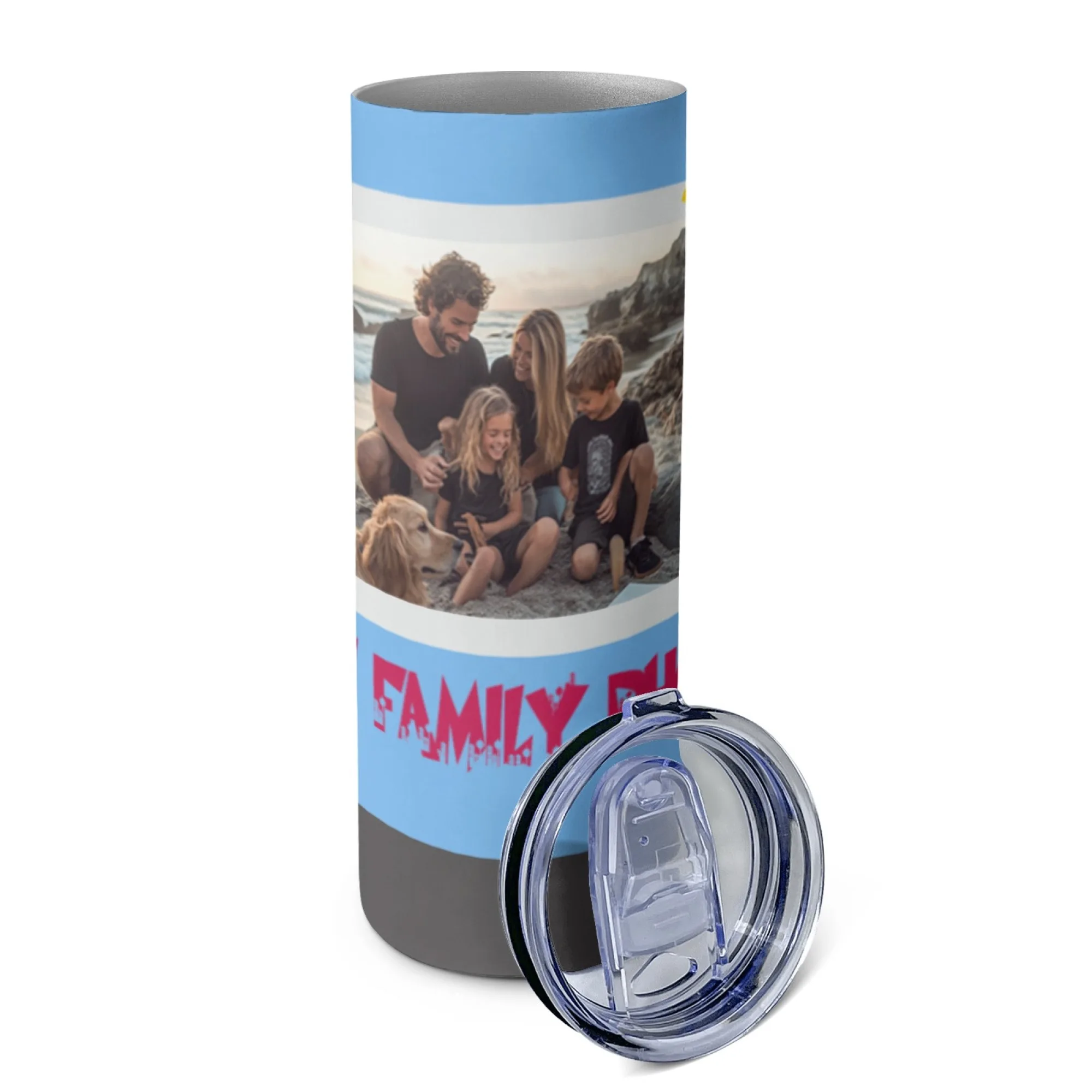 Custom 20oz Skinny Tumbler with Straw Using Photo  Name Custom Tumbler Personalized Cup Custom  Tumbler Travel Mug