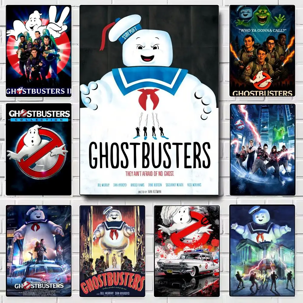 Movie G-Ghostbusters Poster Modern Wall Art for Bedroom Living Room Cafe Bar Aesthetic Home Decor Gift