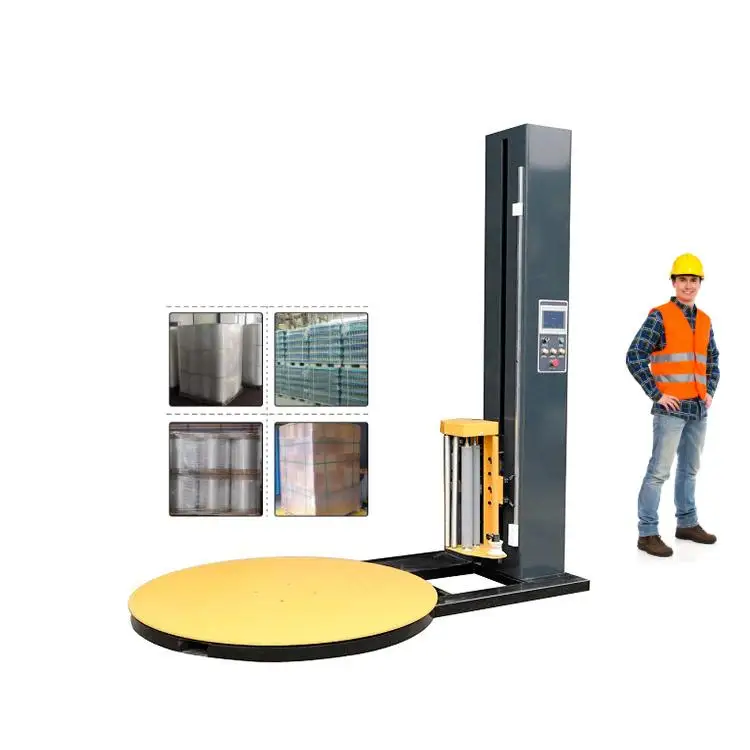 Fully Automatic Stretch Film Pallet Wrapping Machine Pallet Wrapper Custom & Bulk Order