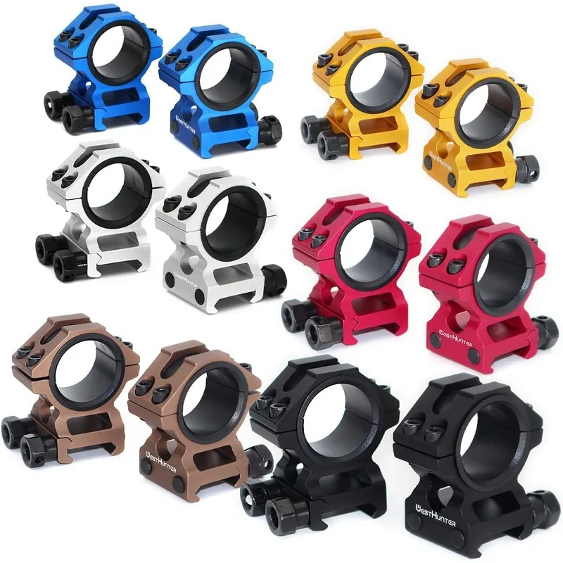 

WestHunter Industrial Grade Precision Rifle Scope Rings, 1 Inch 30 mm Tactical 6061 T6 | 1.14"/29 mm Center Height Center Height