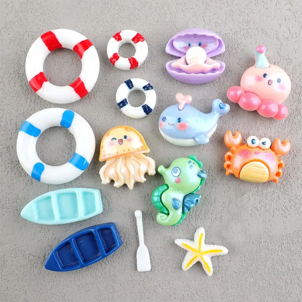 

Fashion Marine Animal Shoe Charms Resin DIY Shoe Attachment Cute Portable Hair Ornament Slipper Accessories