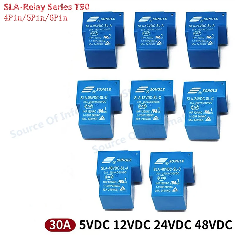 5Pcs SLA-05VDC/09V/…