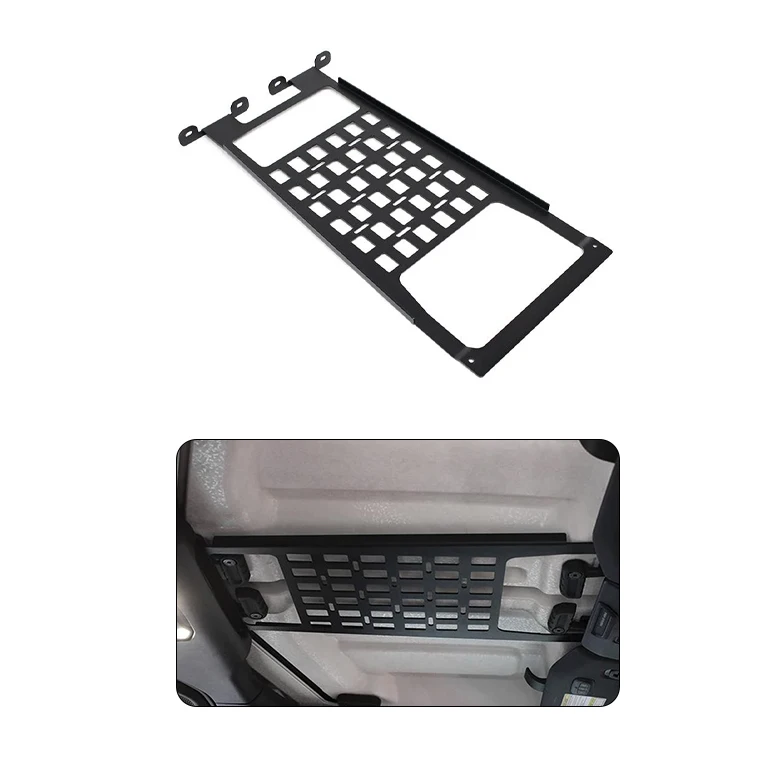 For Off-road Exterior Accessories Steel And Aluminum Roof Rack Multi-functional Storage Shelf Panel For Jeep Wrangler JL JT