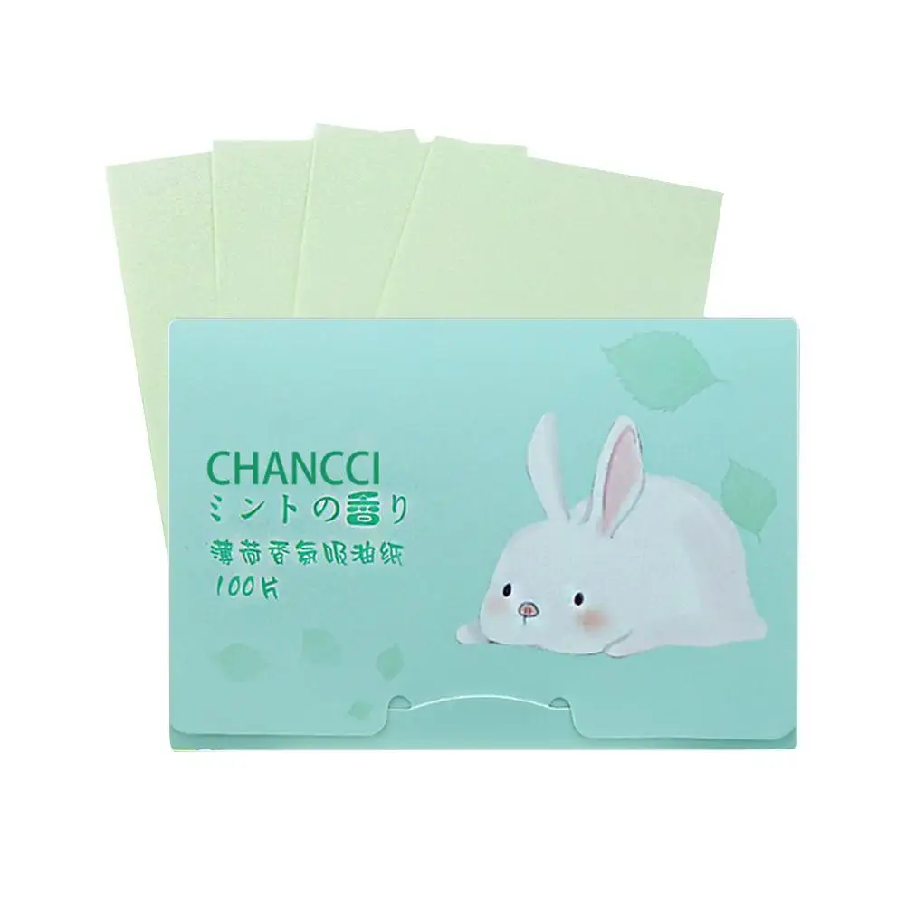 Facial Oil Suction Paper 100 Portable Withdrawable Oil Fragrance Q0D1 Facial Shine Oil Paper Absorbing Tablets Controls Fac H1I5