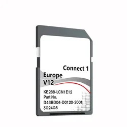 C1 V12 Connect 1 LCN1 V12 SD Navi for Nissan 8GB 16GB 2022 Map Card Europa UK Navigation Card
