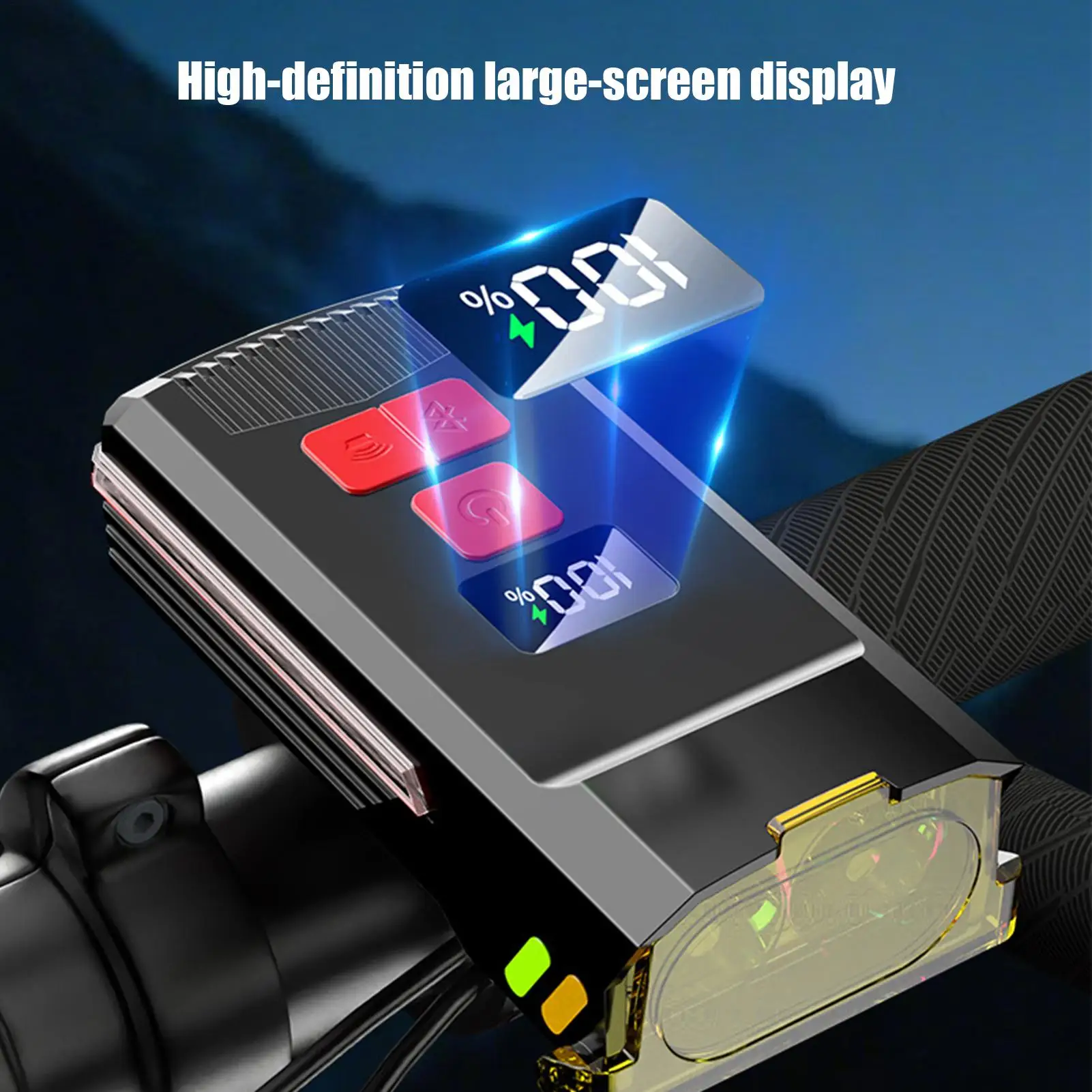 Cycle Light Set Multi Modes With Horn Front Rear Mountain Bike Light For Adult Men Women Scooter E-Bike Mountain Road Cycling