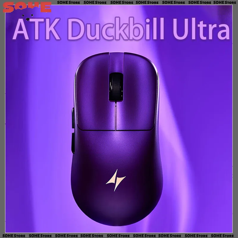 ATK Duckbill Ultra Wireless Gaming Mouse PAW3950Ultra 8K Receiver Ultra‑Lightweight Ergonomic Esports Mouse For PC Desktop
