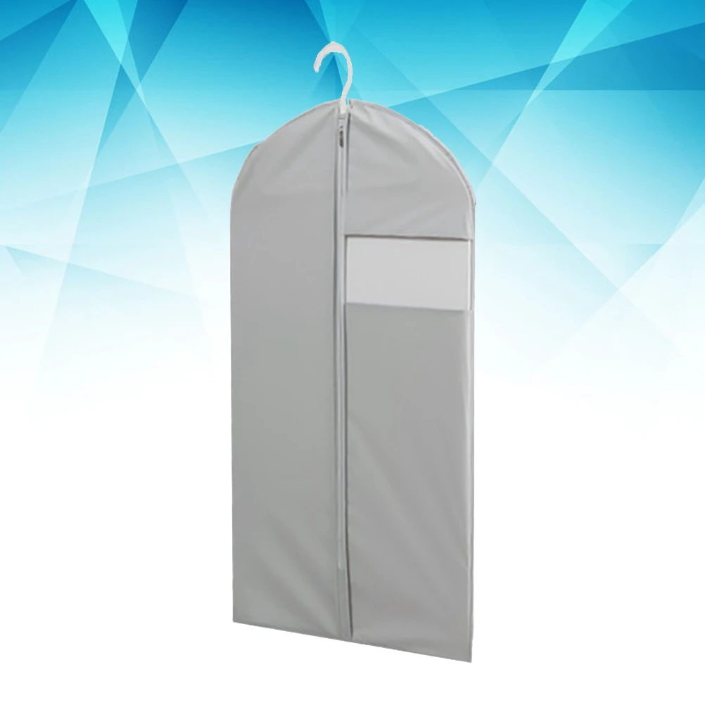 

Clothing PEVA Covers with Zipper Breathable Clothes Suits Dresses Storage Protector Cover Bag 60 x 130 (Light Grey)