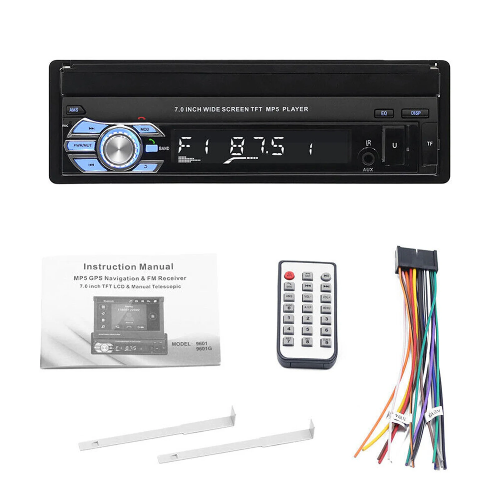 

Black High Definition Car Radio Enjoy Drive With Noise-free Sound Loudness Switch