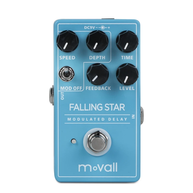 Movall MP104 Falling Star Modulated Delay Guitar Effect Peda