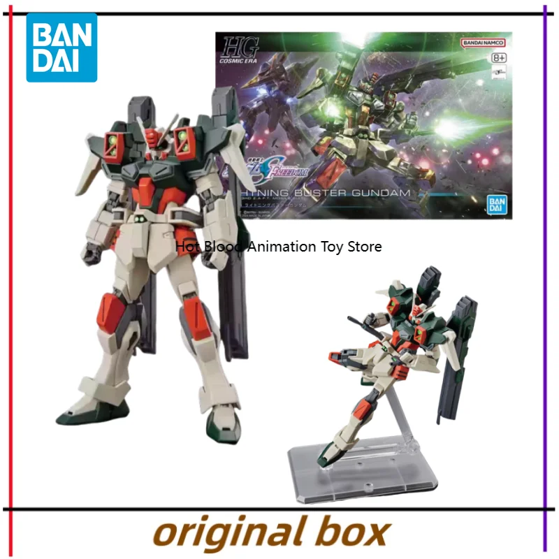 Bandai Figure Model HG Lightning Buster GUNDAM ZGMF-103HD Anime Figures Toys Collectible Gift for Children Genuine Brand New