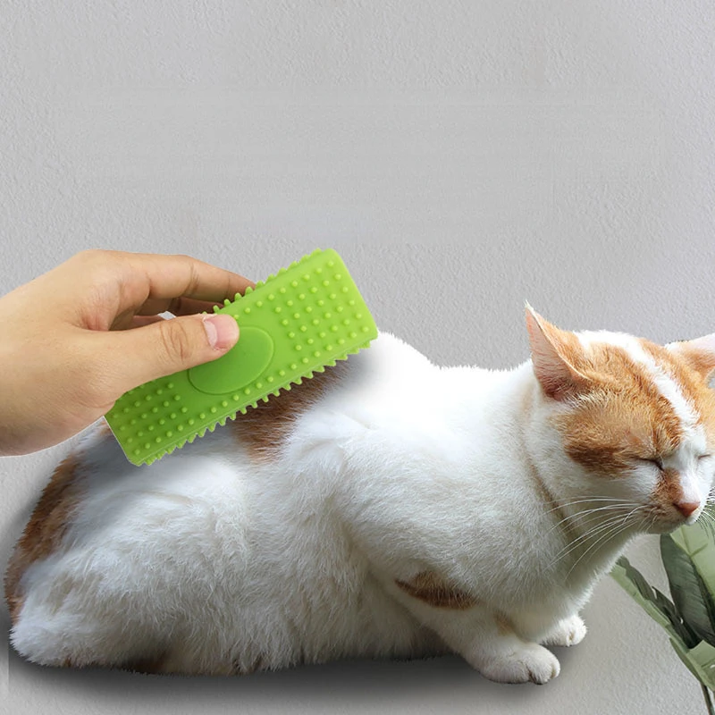 Silicone Hollow Rubber Dog Hair Brush Hair Remover Cars Furniture Carpet Clothes Cleaner Brush Pet Tools Pet Supplies