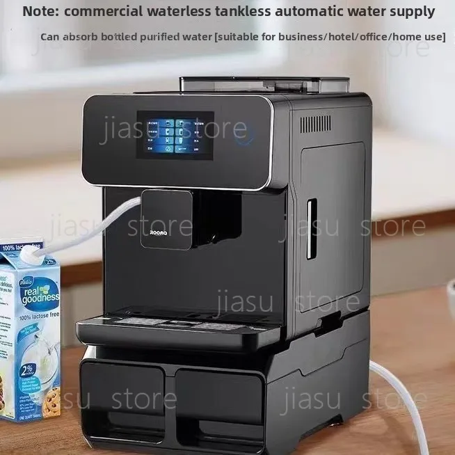 Automatic Espresso Coffee Machine A10S, Commercial Italian Style Coffee Maker with Milk Frother Touch Screen