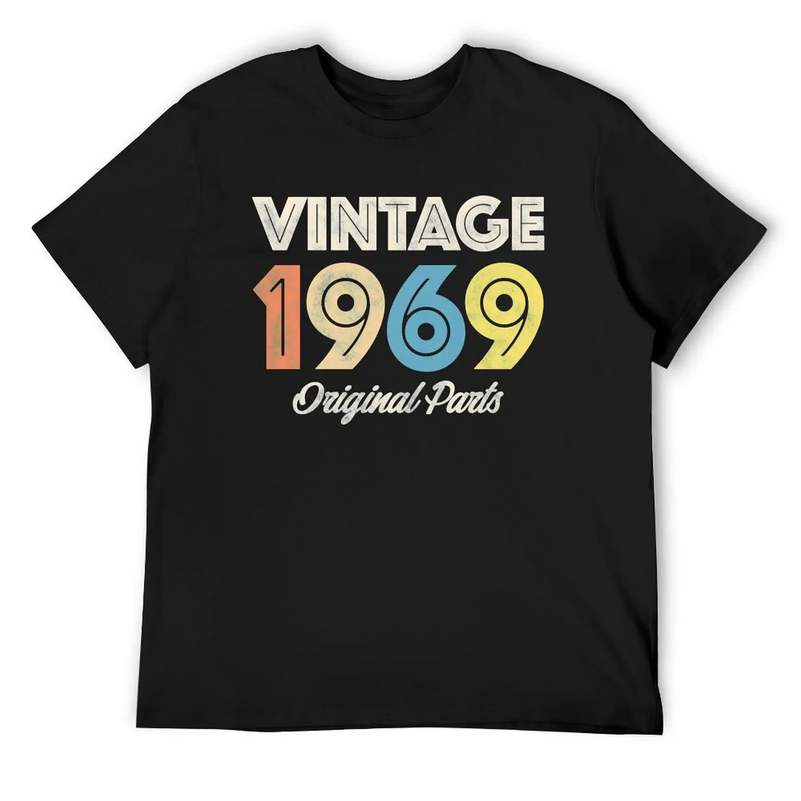 

Vintage Retro 1969 Birthday Original Parts T-Shirt luxury designer summer tops mens white t shirts