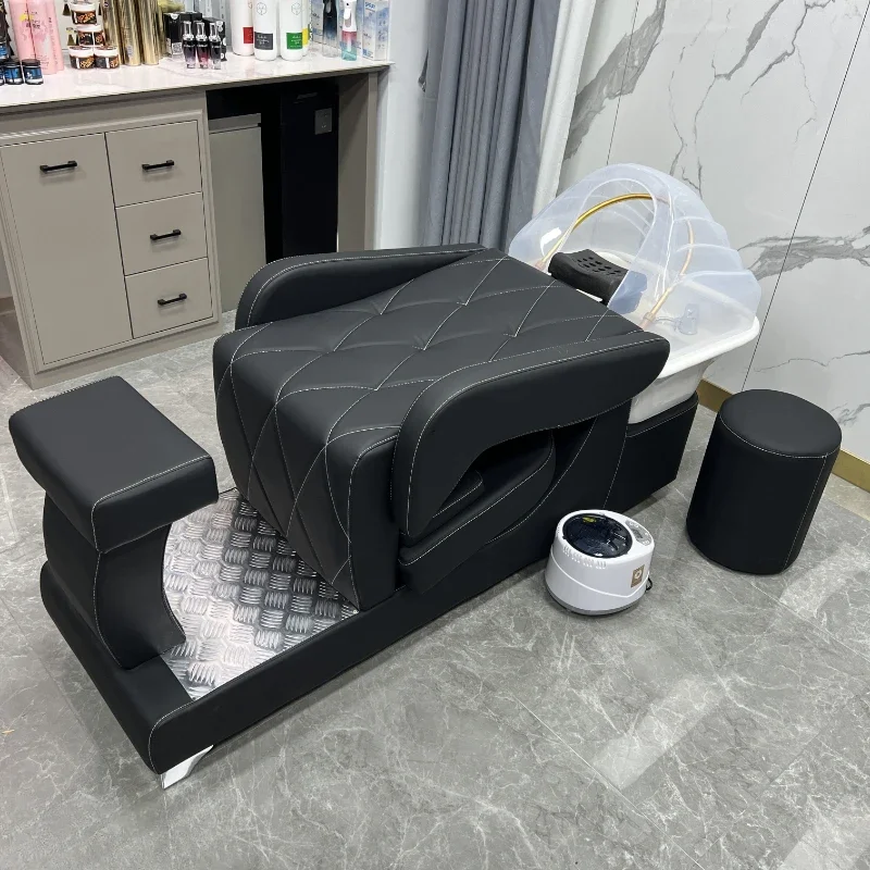 

Massage Fumigation Water Heater Constant Temperature Water Circulation Bed Barber Shop Lying Half Shampoo Chair