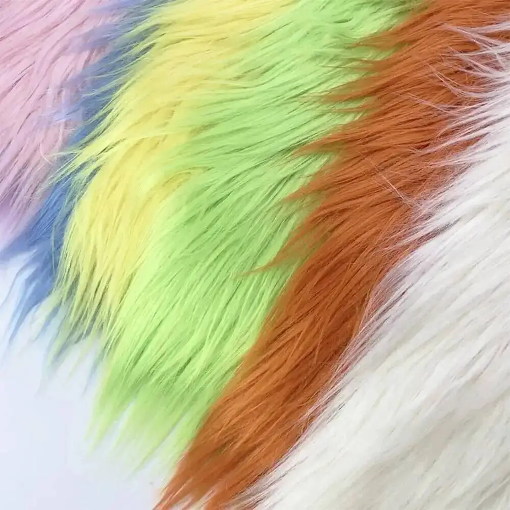 

Simulation 8cm Plush Fabric 160x100cm Fur Fabric Soft Plush 100% Polyester DIY Clothing Sewing Fabric Artificial Plush Fabric