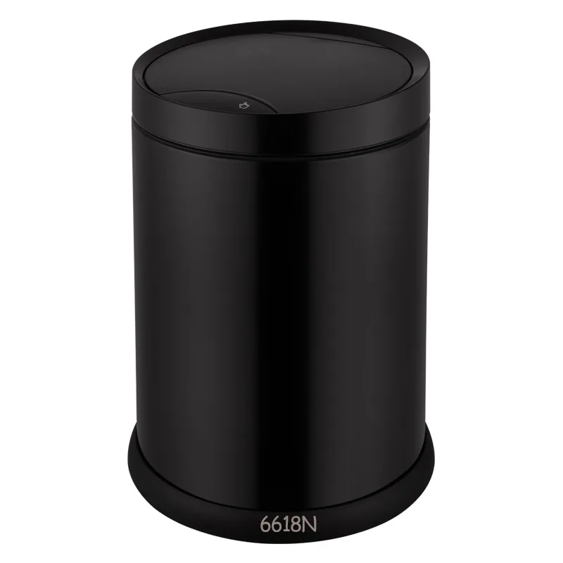 Hot Sales  High Quality 6L MINI Round Stainless Steel  Automatic Dustbin Waterproof Electric Smart Stainless Steel Trash Can