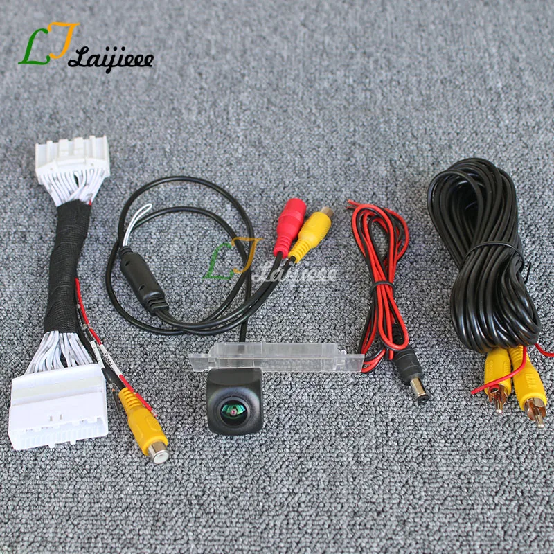 For Renault Kadjar 2015 2016 2017 2018 2019~2022 OEM Screen HD Night Vision Backup Rearview Reverse Camera With Adapter Cable