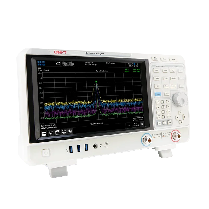 UTS1015B Handheld Spectrum Analyzer 9kHz-1.5GHz Spectrum Analyzer 1Hz-1MHz Resolution