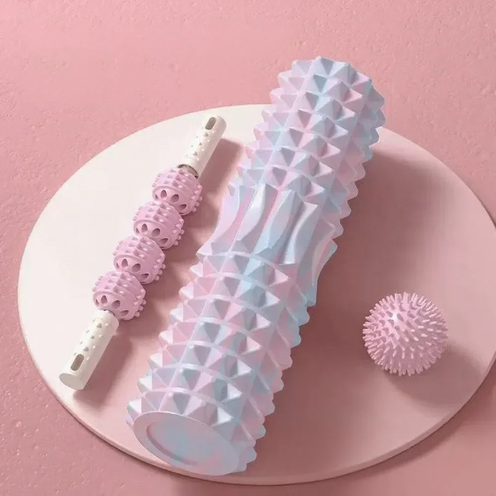 【3‑Piece Massage Set】Muscle Release Massage Ball, Massage Roller & Foam Roller Home Massage Kit Ideal Gift Choice view 6