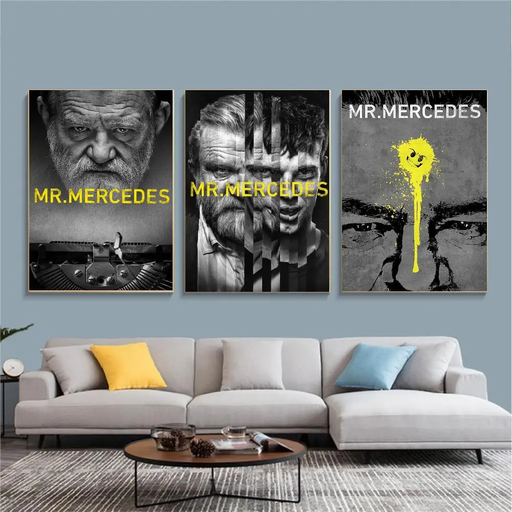 tv series M-Mr Mercedes-S Painting Calligraphy Nature Inspired Artwork for Living Room  Home Decoration