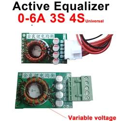 3S 4S 6A Active Equalizer Balancer Lifepo4 Li-ion Battery Energy transformer Balance f/ 12V Electric CAR RV BMS protection board