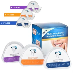 Hailicare 3 stadi dentale dente apparecchio ortodontico bretelle Trainer fermo in Silicone correttore dei denti paradenti orale