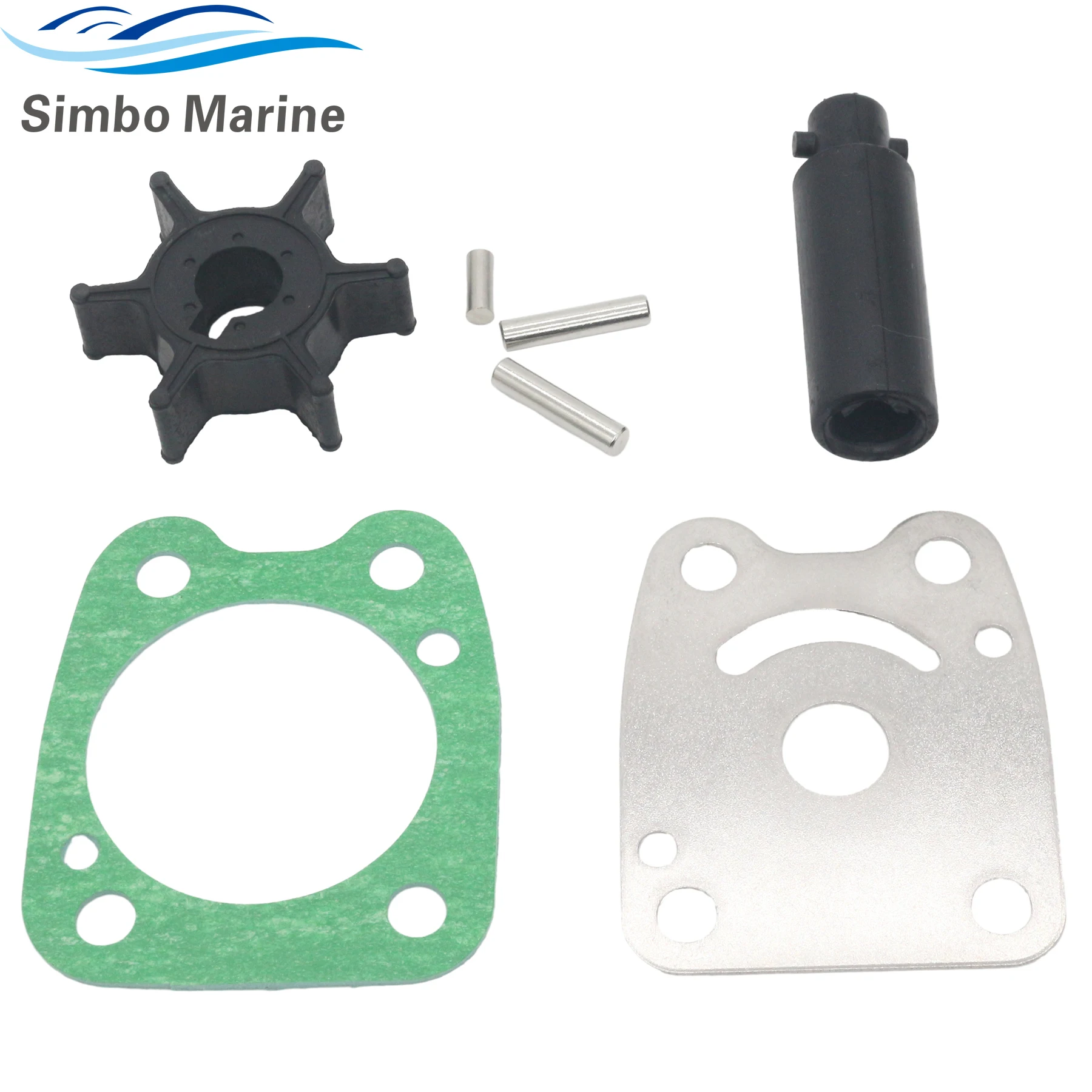 Impeller Repair Kit 68D-WG078-00 Compatible with Yamaha 4 Stroke 4HP F4 Outboard Motor Models Replaces 68D-WG078-01 67D-W0078-00