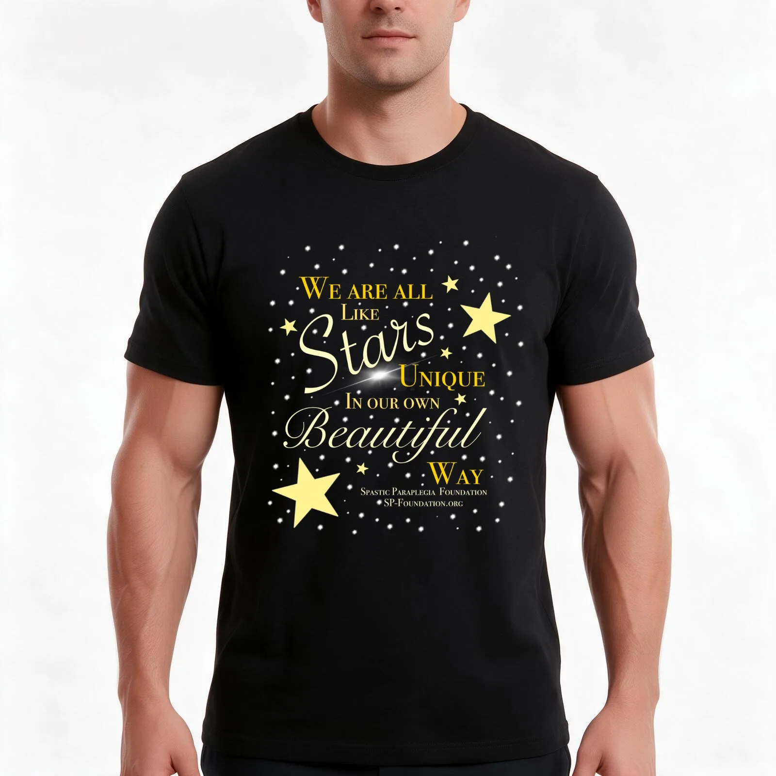 “We Are All Like Stars...” T-Shirt Summer Casual Cotton Tee Unisex Men Women