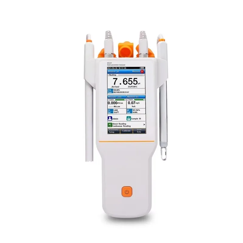 510T Touch Screen High Solution PH Conductivity Ion DO Temperature pH Range -2.000 ~ 20.000 pH