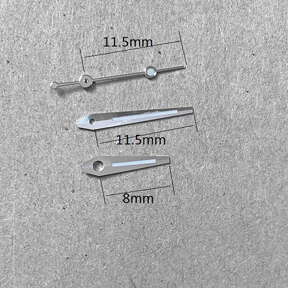 Watch Hands Set of 3-Pin Watch Accessories Suitable for 515 Movement Watch Needles Pointers Repair Parts