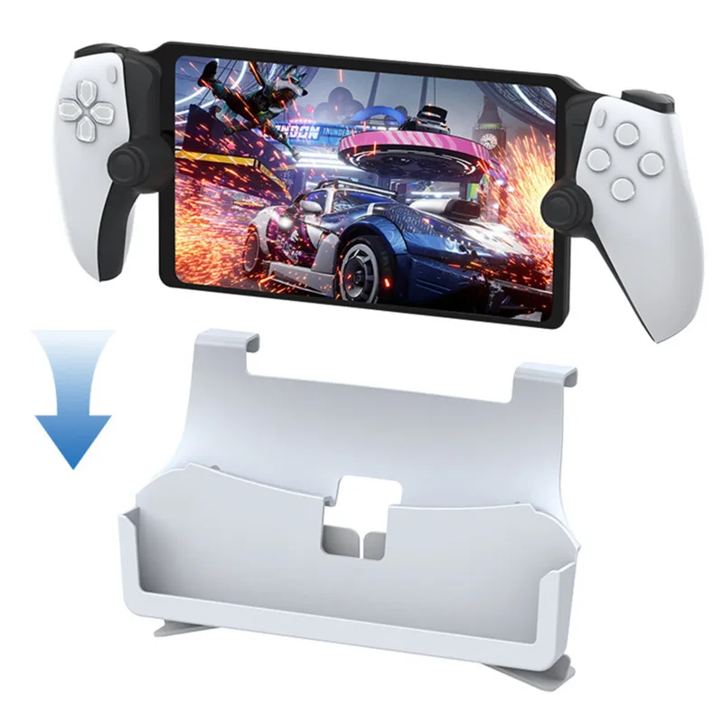 حامل حامل وحدة التحكم في الألعاب مع كابل شحن لملحقات Ps5 وحامل تخزين لقرص Playstation5 النحيف/الرقمي/القرص