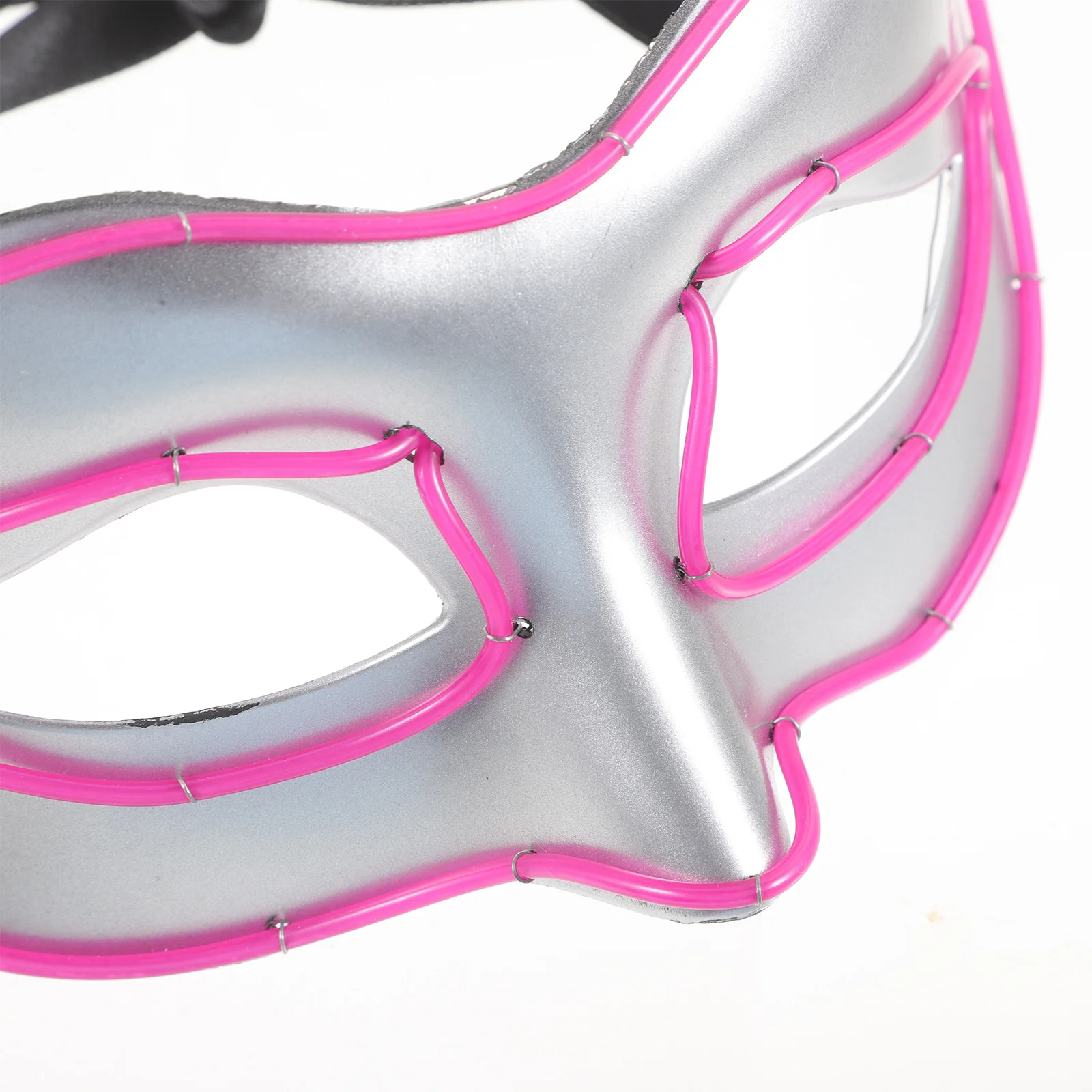 

Plastic Glow in The Dark Half Mask Party Cosplay Decorative Unique Masquerade Mask Performance Prop Cosplay Masks