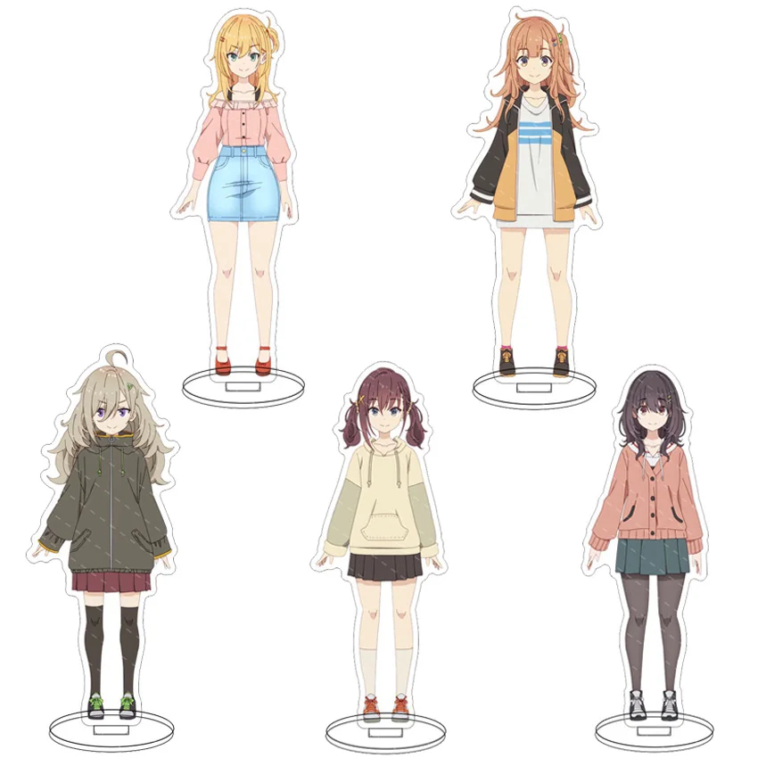 Figurine Anime 16CM Food for the Soul Kawai Mako Furudate Kurea Ogawa Shinon Hika Tsutsuji Cos Ornements en Acrylique Cadeaux