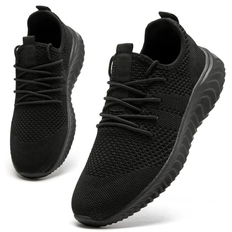 Fujeak Mesh Breathable Men's Shoes Lace Up Comfortable Casual Walking Footwear Shoe Ultralight Sneakers Zapatillas de Hombre