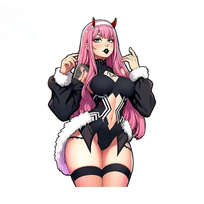 

Zero Two Cute Underwear Car Stickers Waterproof Vinyl Car Wrap Decals Scratch-Proof Fashionable