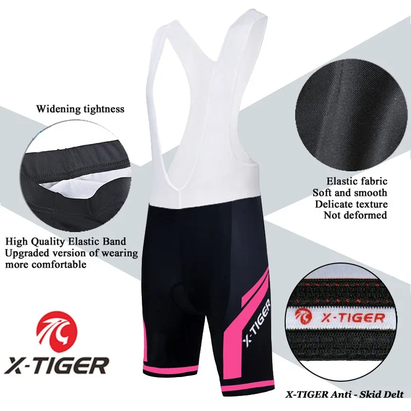 X-Tiger Pro damskie koszulki rowerowe zestawy rower MTB odzież rowerowa oddychająca odzież rowerowa Mountian letni strój rowerowy