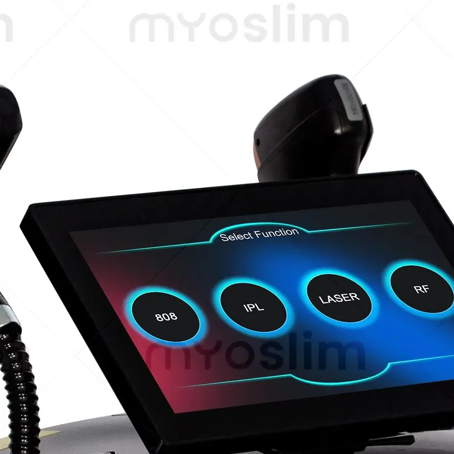4in1 Ice Platinum Diode Laser Hair Removal Machine 755 808 940 1064nm 4 Wavelength ND YAG Machine Painless Hair Removal